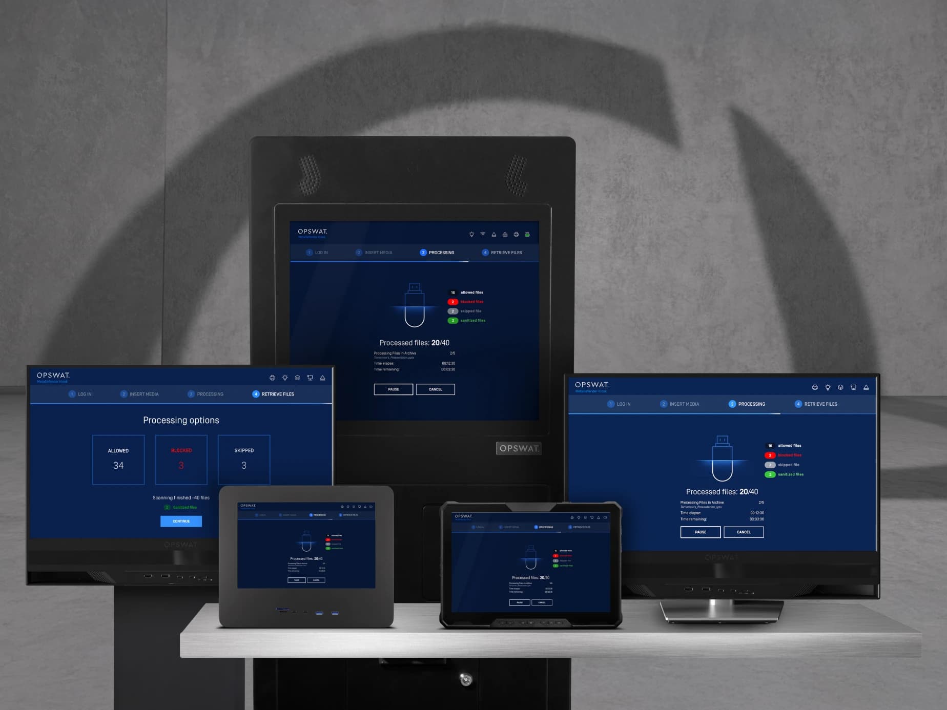 MetaDefender Hình minh họa sản phẩm trên nền tảng