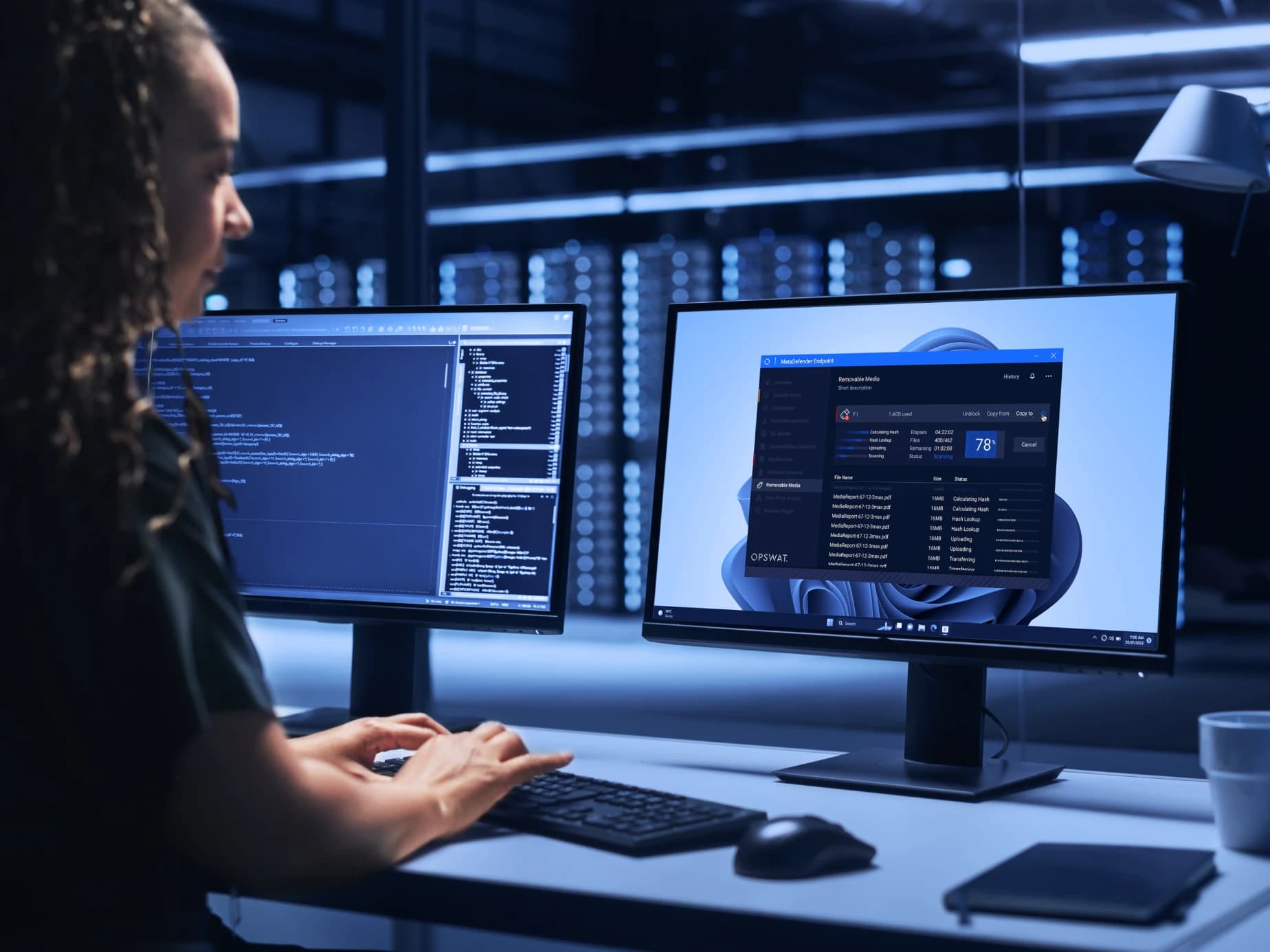 MetaDefender Hình minh họa sản phẩm trên nền tảng
